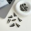 Cute Sunflower Seed Shape Hair Clips,Funny Resin Alligator Barrettes for Women & Girls Hair Accessories