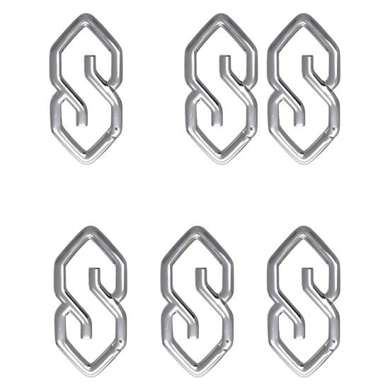 1/2/3 шт. Брелок Механизм плавного открывания Минималистичный дизайн Карабин The S Thing Для повседневного ношения Путешествия Использование на открытом воздухе