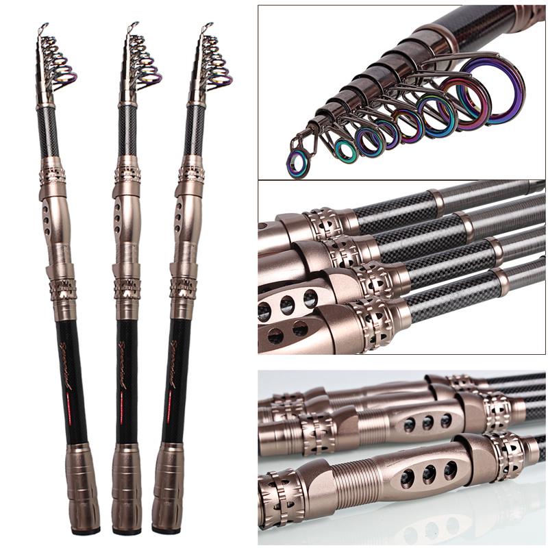 SOUGAYILANG Удочка металлическая прочная 1,8-3,0 м морское озеро речная удочка телескопическая портативная удочка