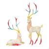 2 шт. Фигурка северного оленя Лось Статуэтка оленя Домашний декор Скульптура для книжной полки Офис