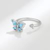 Rotatable Butterfly Open Ring For Women Adjustable Index Finger Ring Unique Personalized Fashion Jewelry Gift