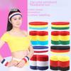 Унисекс спортивные наручи и повязка на голову - полиэстер хлопок Sweat Gear