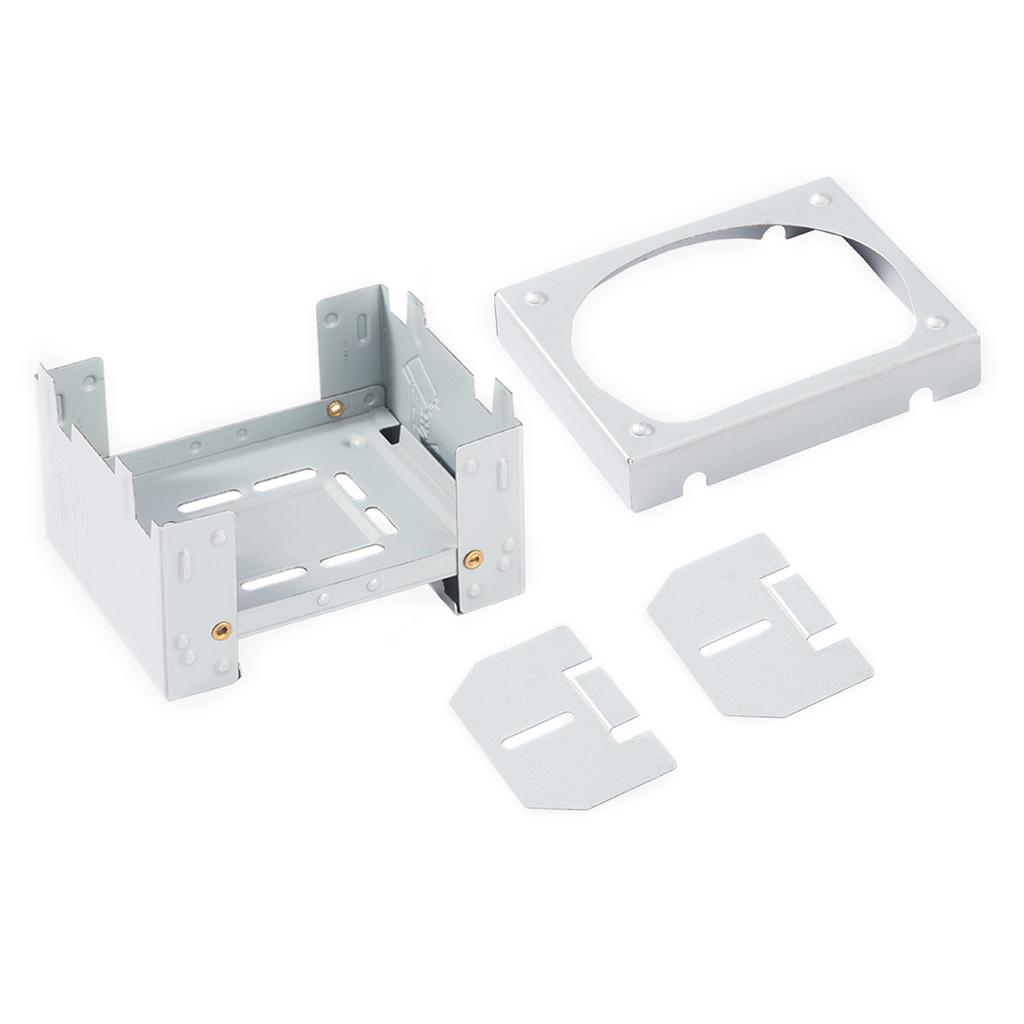 Печь на твердом топливе с ветрозащитным экраном, складная печь на твердом топливе, утолщенная походная печь для походов, кемпинга, барбекю, пикников