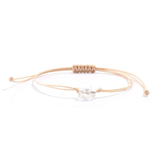 Кристальный плетеный браслет ручной работы, регулируемый браслет из шнура, бохо, лето