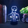 Levi Ackerman акриловая 3d лампа аниме «Атака Титанов» светодиодный ночник для домашнего декора комнаты свет подарок ребенку Rivaille Ackerman