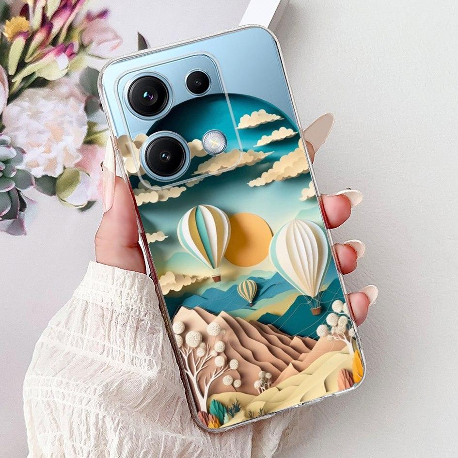 New Case For Xiaomi Redmi Note 14S Cover 2025 Popular Cartoon Astronaut Soft Silicone Clear Cover For Redmi Note14s 4G Shell New