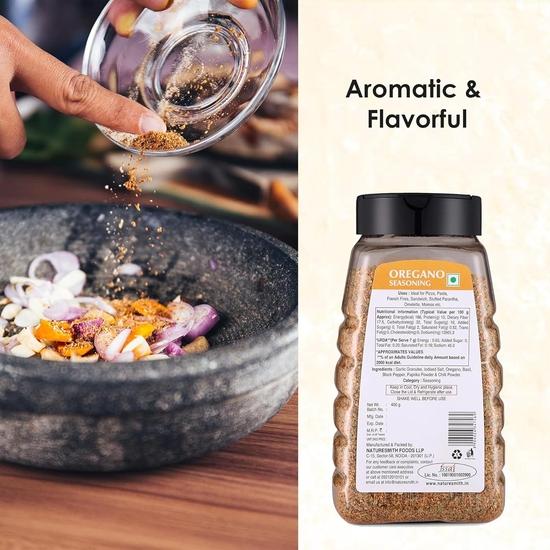 NATURE SMITH OREGANO SEASONING || READY TO USE BIG JAR ||Granule,400 gram