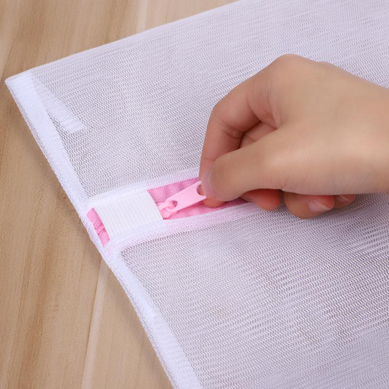 3 размера, сетчатые мешки для стирки белья на молнии, складные, деликатные, для нижнего белья, бюстгальтеров, носков, нижнего белья, для стиральной машины, для защиты одежды