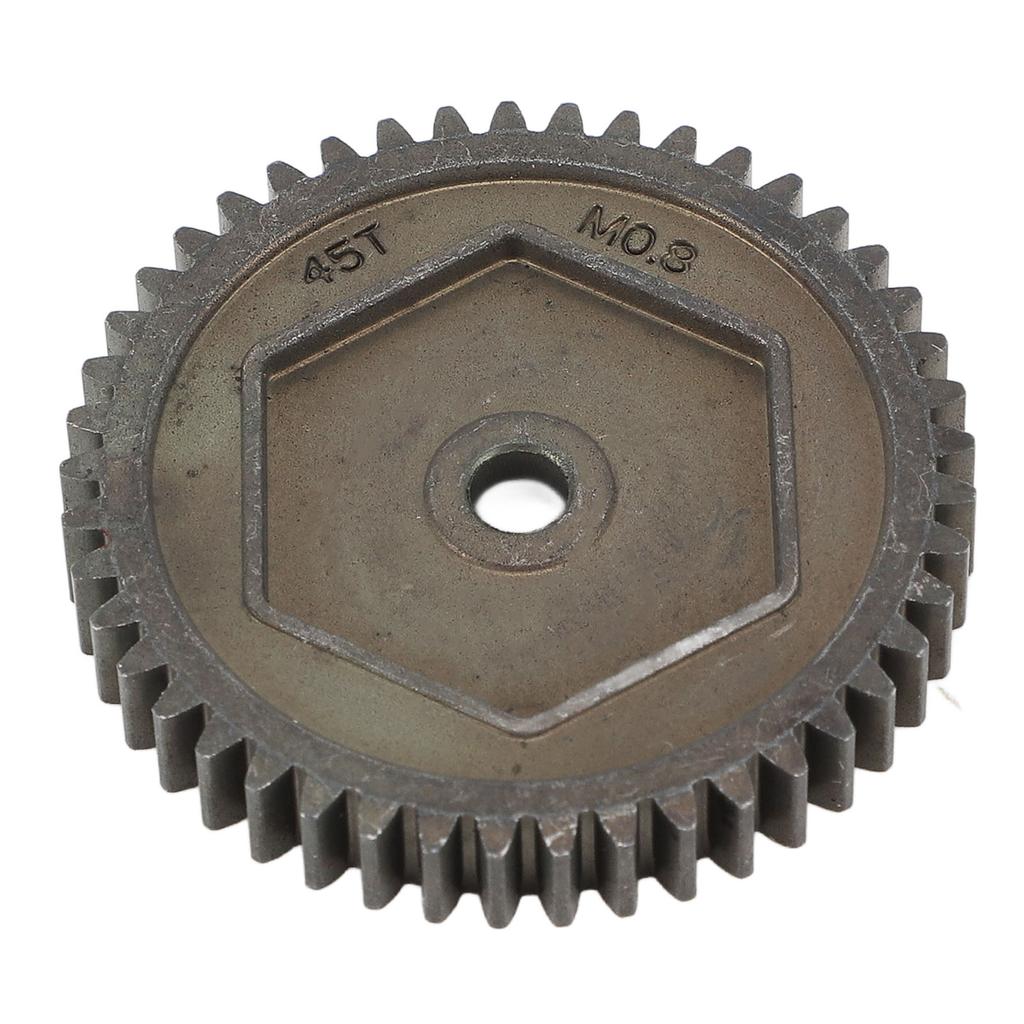 RC Spur Gear 45T M0.8 8053 High Performance Steel Spur Gear Replacement for 1/10 Scale RC Crawler