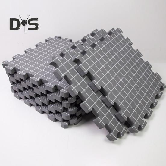 Набор ковриков для блокирования вязания. Плотный пенопластовый коврик с сеткой. Многоразовая односторонняя блокировочная доска для вязания крючком или спицами.