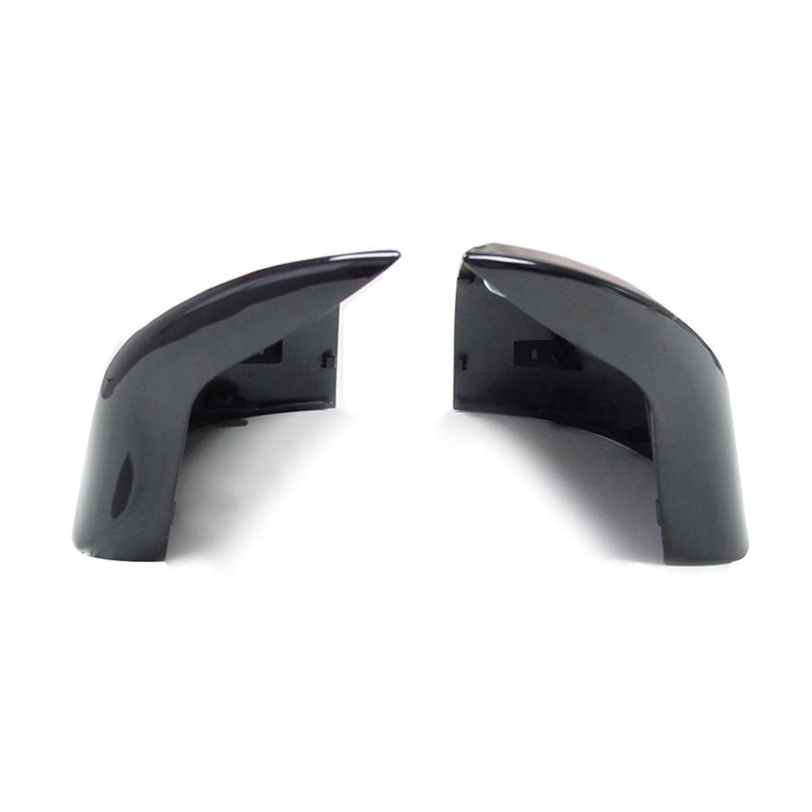 2x Глянцево-черные накладки на боковые зеркала заднего вида для BMW F15 F16 X5 X6 2014-2018