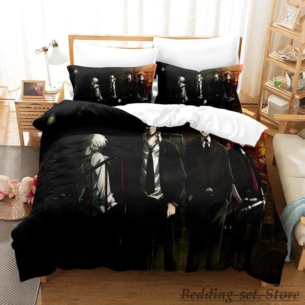 Psycho Pass Bedding Set Single Twin Full Queen King Size Bed Set Adult Kid Bedroom Duvetcover Sets Anime Parure de lit Bed