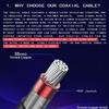 Коаксиальный кабель для камеры 8K60 Гц, версия 2.1, пропускная способность 48 Гбит/с, порт Microed, динамический шнур для дисплеев 8K60 Гц
