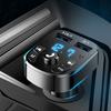Автомобильный многофункциональный автомобильный Mp3-плеер с шумоподавлением, FM-передатчик, беспроводной Bluetooth-совместимый приемник, двойной USB, автомобильное быстрое зарядное устройство