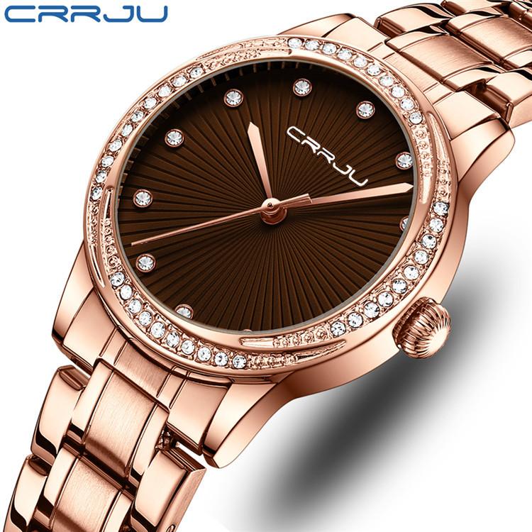 CRRJU-2198 Women's Watch Casual Business Fashion Personality Watch Men's Watch Student Watch Simple