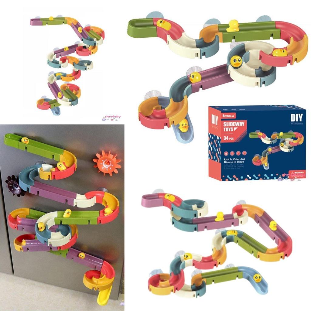 Веселая игрушка-утка для ванной, сделай сам, водный трек для детей