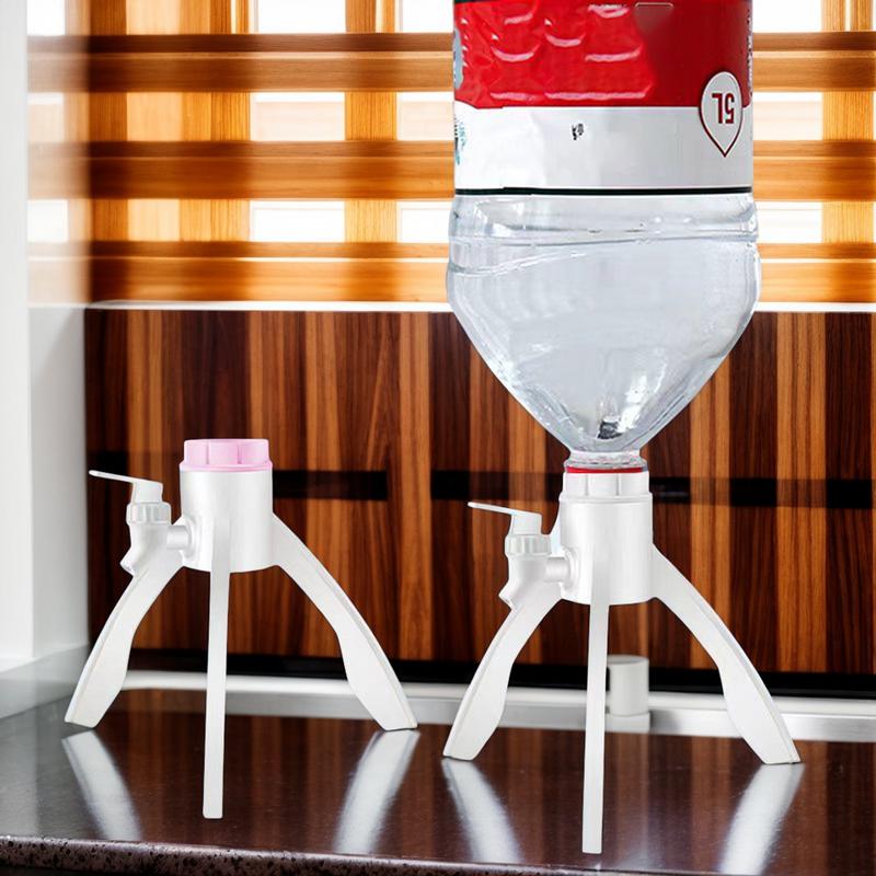 Стойка для бутилированной воды Перевернутая подставка для бутилированной воды Треугольный кронштейн Подставка-штатив для минеральной воды с краном Кувшин для воды для питья