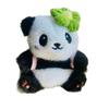 Flower Cartoon Panda Pendant Cute Key Ring Plush Panda Key Chain  School Bag Pendant