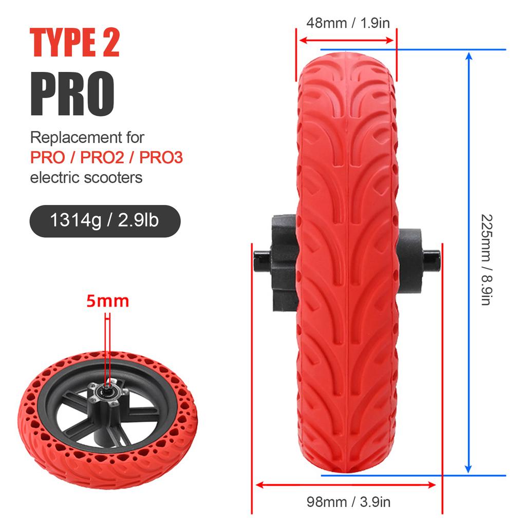 Замена шин ступицы колеса электрического скутера для электрических скутеров Xiaomi Pro/Pro2/Pro3