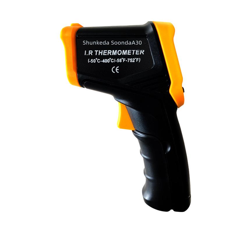 Инфракрасный термометр, пирометр для кухни, масла, воды, молока, барбекю, выпечки и измерения высоких температур.