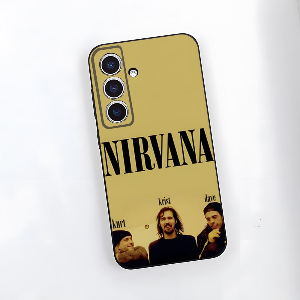 Band Hot N-Nirvana Phone Case For Samsung A25 A13 A33 5G A54 A36 A35 A56 A52 A14 Shockproof Soft Cover