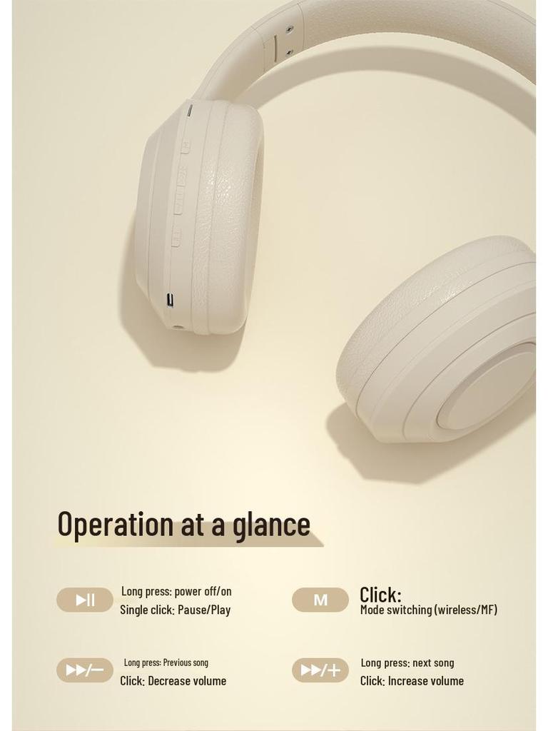 Hot-Selling Wireless Over-Ear Bluetooth Headphones with Ultra-Long Battery and Noise Cancelling