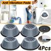 1/2/4 Pcs Support Pads For Washing Machines Anti-vibration Leg Stopper Feet Pads