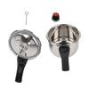 Pressure Cooker with Non Stick Coating 304 Stainless Steel Kitchen Pressure Cooker for Cooking 4L