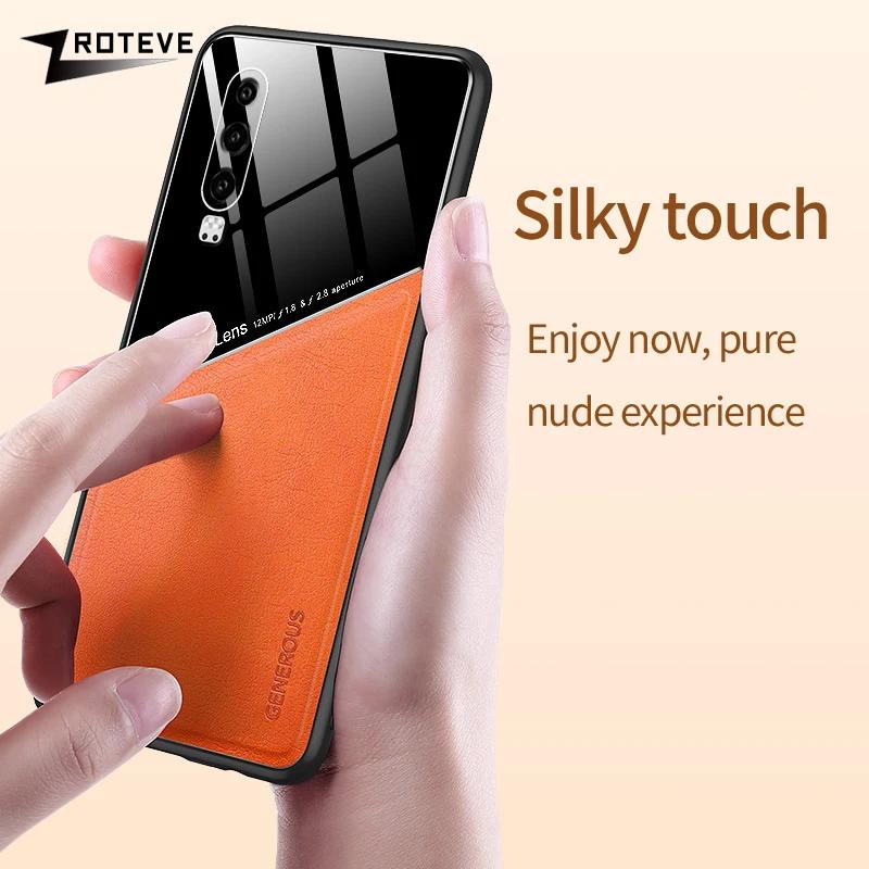 Чехол для P30 Zroteve из искусственной кожи, автомобильный магнитный жесткий чехол для ПК для Huawei P30 Lite P40 Pro Plus + P30Pro P30Lite P40Lite P40Pro Чехлы