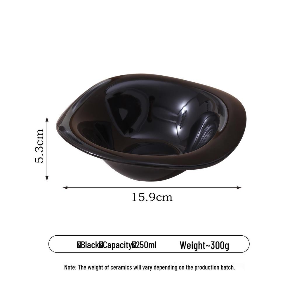 Кремовая керамическая миска для салата и десерта – Идеально подходит для послеобеденного чая и посуды для кафе.