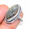 Labradorite Gemstone 925 Sterling Silver Jewelry Ring Size 7