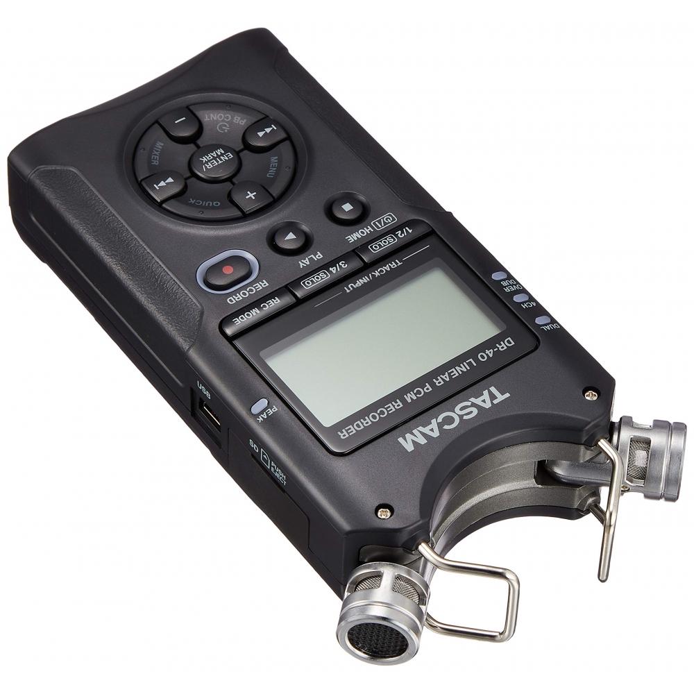 TASCAM DR-40 VER2-J 4ch Linear PCM Recorder 24bit96kHz High Resolution Handy Recorder Youtube ASMR Music Wild Bird Railway Recording