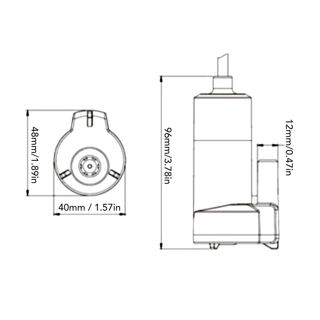 Asixxsix DC 12V RV Water Pump, 16lpm RV Water Pressure Pump, Low Noise RV High Pressure Water Pump for RV Yacht Camper Sprayer Food Truck Camping
