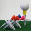 Golf Tees Height Adjustable High Stability Low Friction Increase Distance Unbreakable Long Golf Tees Golf Training Tool