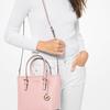Michael Kors Mk Jet Set Однотонная Минималистичная Сумка-тоут с Логотипом Женские Сумки-тоут Светло-Фиолетовый 35T9GTVT0L-POWDER-BLUSH