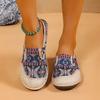 Женские туфли с цветным геометрическим принтом, легкие повседневные туфли с мягкой подошвой, удобные полуботинки-мюли на каждый день