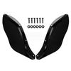 1 пара мотоциклетных ABS обтекателей Batwing черные боковые дефлекторы для Harley Touring Electra Glide Street Tri Glide 1996-2013
