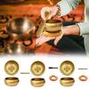 Непал Тибетская Буддийская Чаша Ручной Работы Набор Поющих Чаш Храмовый Алтарный Стол Поворотная Медная Чаша Медитативная Поющая Чаша