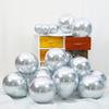Metallic silver chrome balloons party anniversary decoration 100 pieces