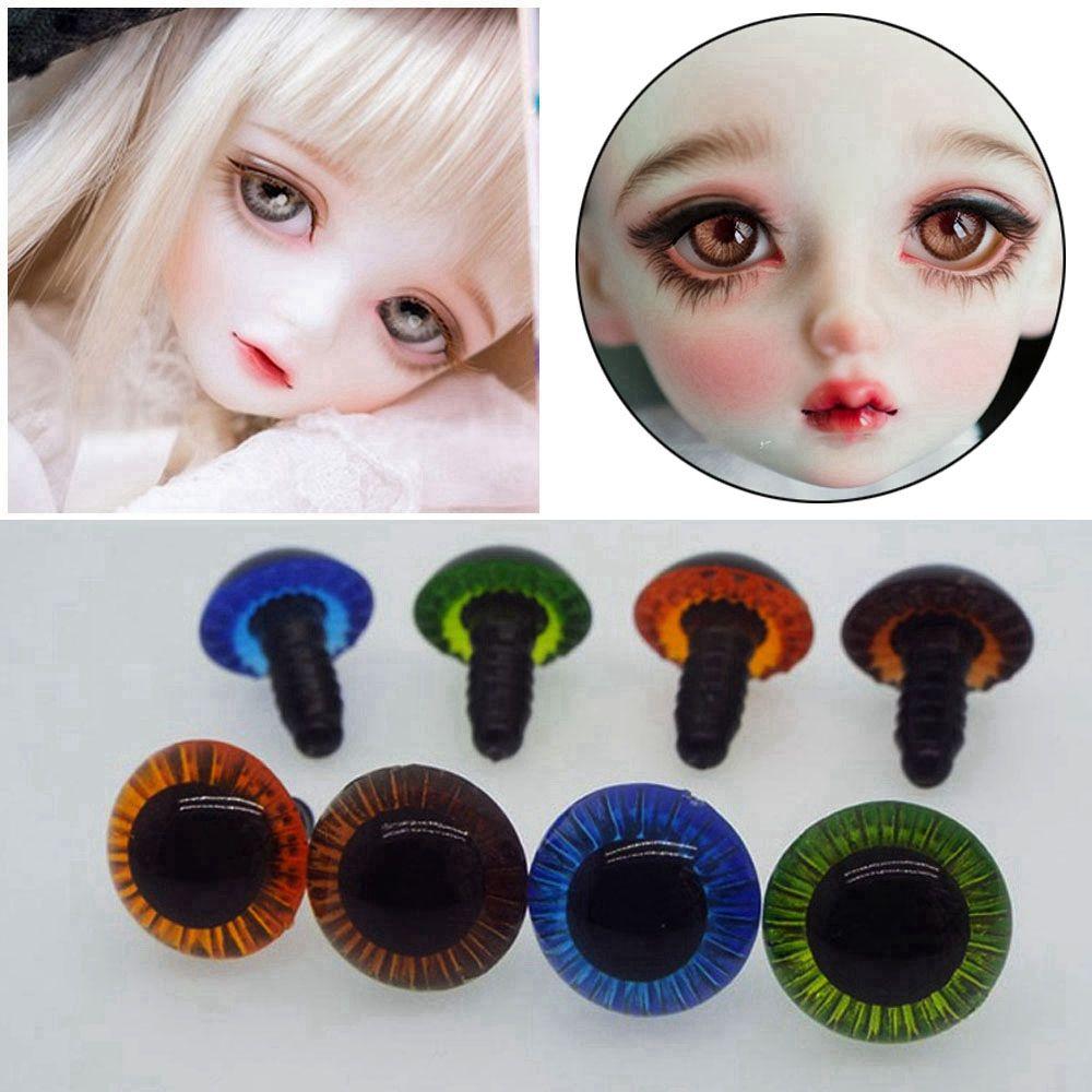 10pcs/5 pairs Laser Sun DIY Accessories Plastic Eyes Eyeball Safety Animal Toy Doll Making Crafts