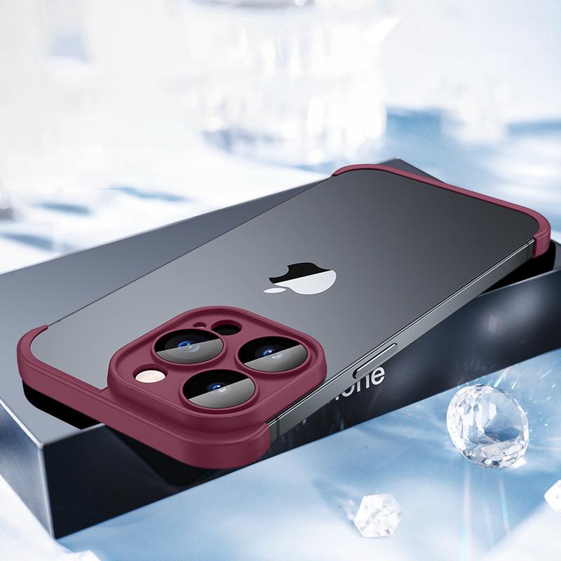 Полностью безрамочный чехол для iPhone 17 Pro: Полуоблегающий, Защита объектива, Ударопрочный