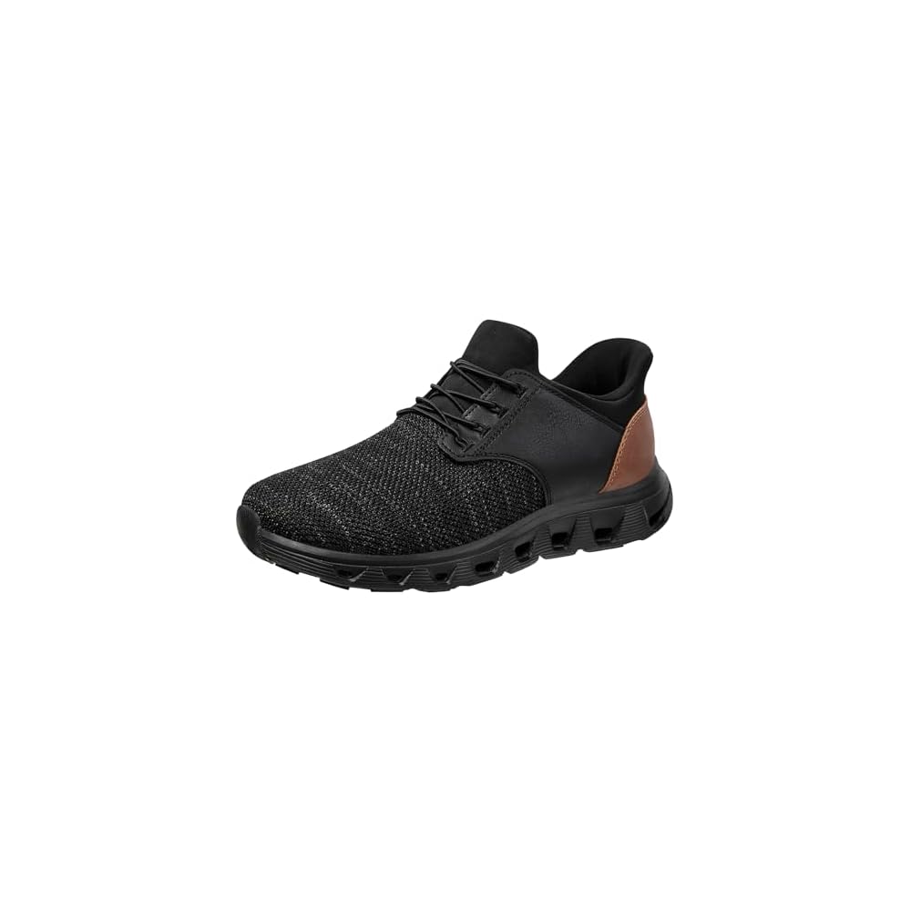 SOARHOPE Men's Sneakers with Hollow Design - Easy to Wear While Standing - Slip-on Shoes -