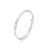 Bamboo Pure Silver Bracelet for Women S999 Full Silver 2023 New Solid Push Pull Youth Silver Bracelet Fashion Bracelet