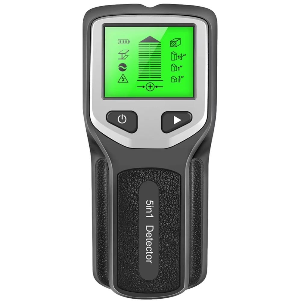 AC Voltage Electric Wall Scanner LCD Display 5 In 1 Electronic Metal Locator AC Live Wire Detector