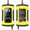 Импульсное зарядное устройство 12 В 5 А для мотоцикла/автомобиля с ЖК-дисплеем