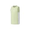 Wade Series Color Block Micro Logo Print Basketball Vest Men Tops Green AAYS041-8