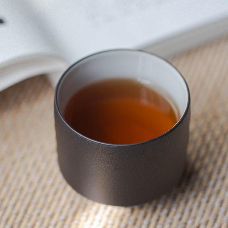 100 мл Керамическая чайная чашка из черной глины Японский чайный набор для кунг-фу Чашка для воды