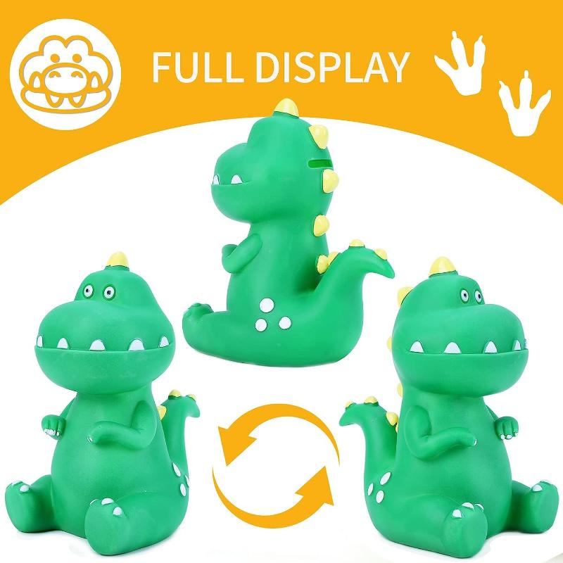 Копилка в виде динозавра, небьющаяся копилка в виде тираннозавра, первая копилка, подарки для детей, мальчиков и девочек, украшения для дома