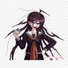 Danganronpa Genocider Syo Toko Fukawa Danganronpa 2 Goodbye De Print Sticker On Clothes DIY Thermal Stickers For T-Shirts Patch Iron On Transfer Patch