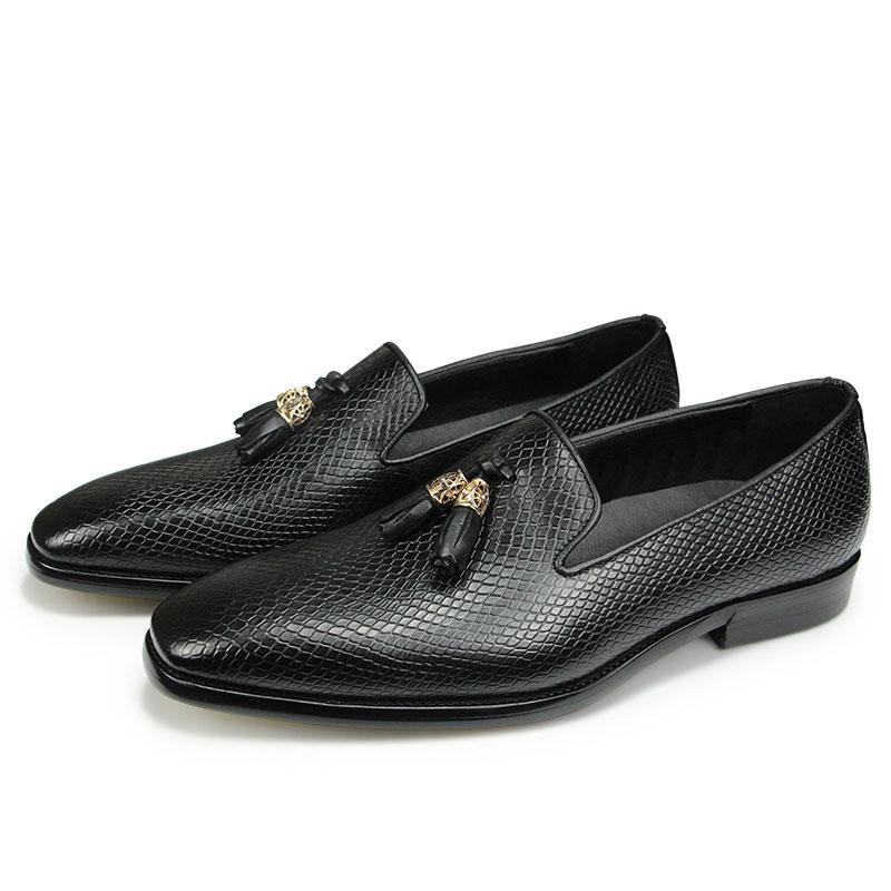 Fashion Tassel Handmade High Quality Comfortable Loafers for Men Casual Shoes Genuine Leather Pigskin Insole Daily Footwear All Season